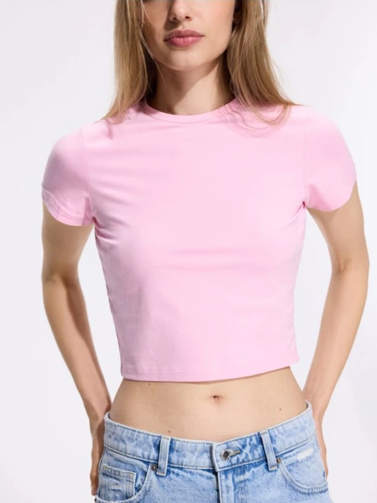 Zdjęcie produktu Reserved - Bawełniany t-shirt - różowy