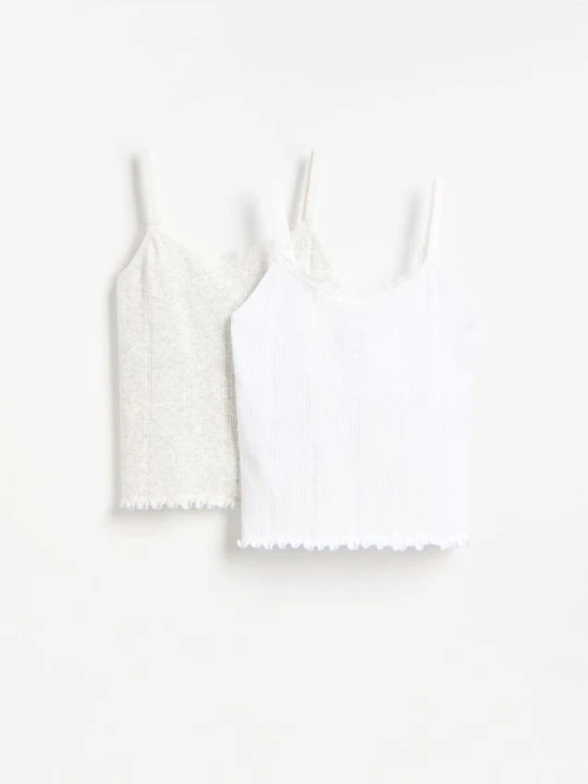 Zdjęcie produktu Reserved - GIRLS` UNDERSHIRT MULTI - złamana biel