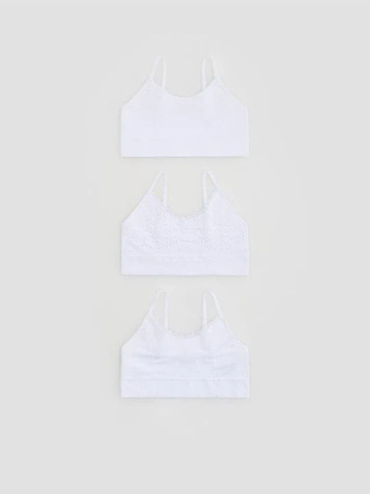 Zdjęcie produktu Reserved - Bieliźniany top 3 pack - biały
