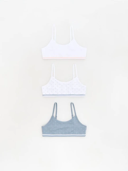 Zdjęcie produktu Reserved - Bieliźniany top 3 pack - ciemnoszary
