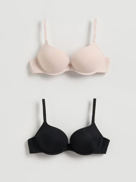 Zdjęcie produktu Reserved - Biustonosz super push up 2 pack - czarny