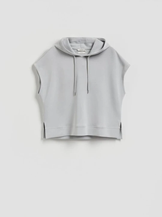 Zdjęcie produktu Reserved - Bluza bez rękawów - jasnoszary