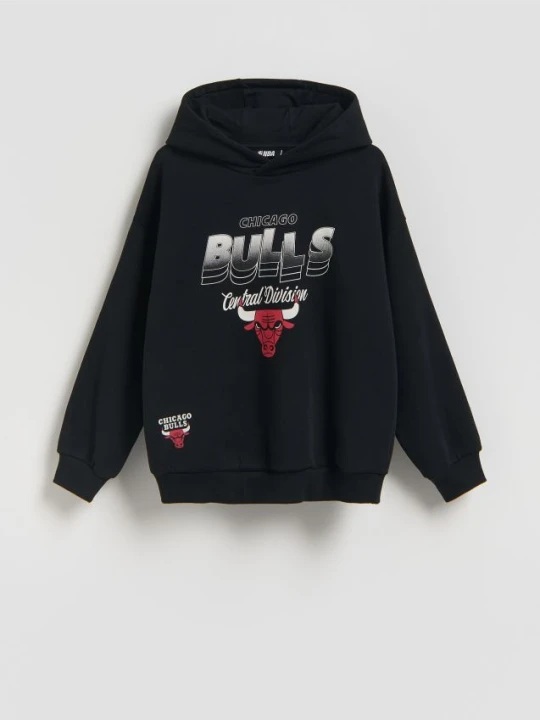 Zdjęcie produktu Reserved - Bluza Chicago Bulls NBA - czarny