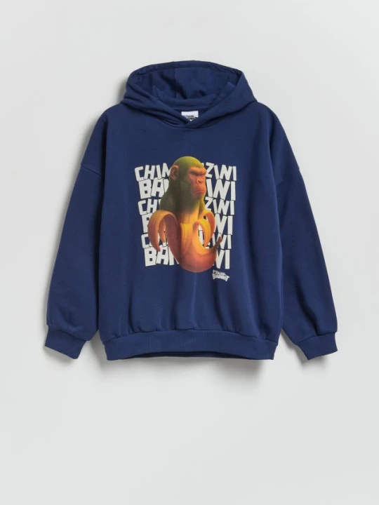 Zdjęcie produktu Reserved - Bluza Chimpanzini Bananini - granatowy