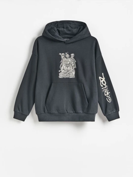 Zdjęcie produktu Reserved - Bluza Gorillaz - czarny