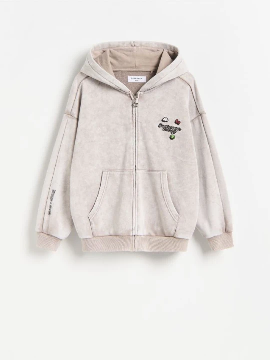 Zdjęcie produktu Reserved - Bluza Hello Kitty and Friends x The Powerpuff Girls - brązowy