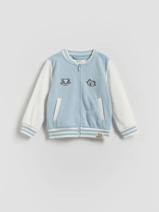 Zdjęcie produktu Reserved - Bluza Kicia Kocia - jasnoniebieski