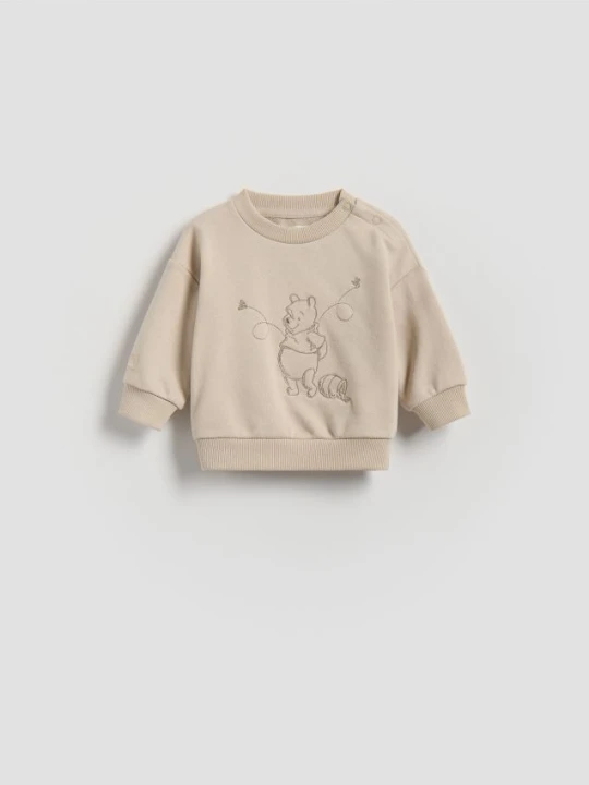 Zdjęcie produktu Reserved - Bluza Kubuś i Przyjaciele - beżowy