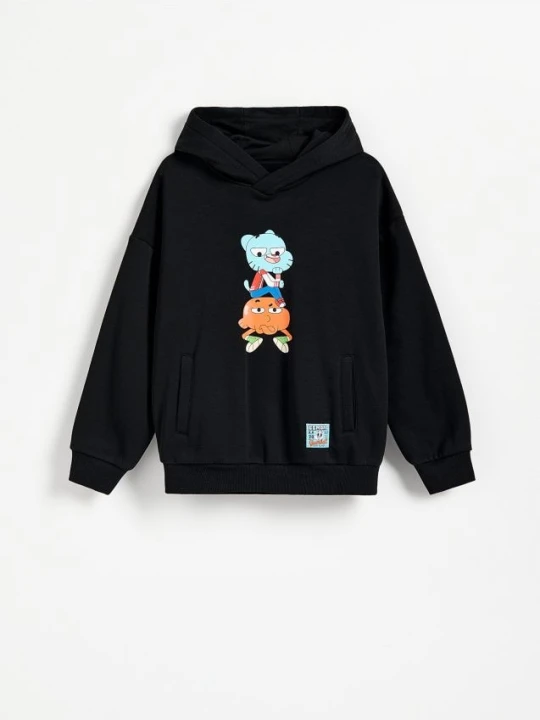 Zdjęcie produktu Reserved - Bluza Niesamowity Świat Gumballa - czarny