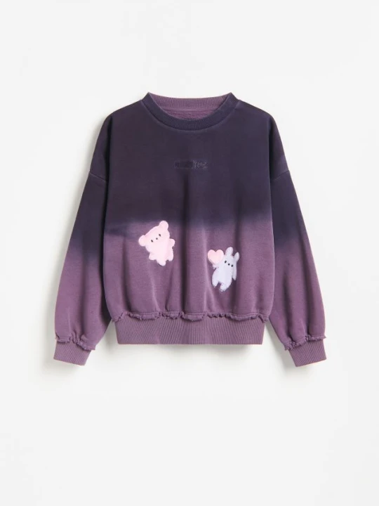 Zdjęcie produktu Reserved - Bluza ombre - ciemnofioletowy