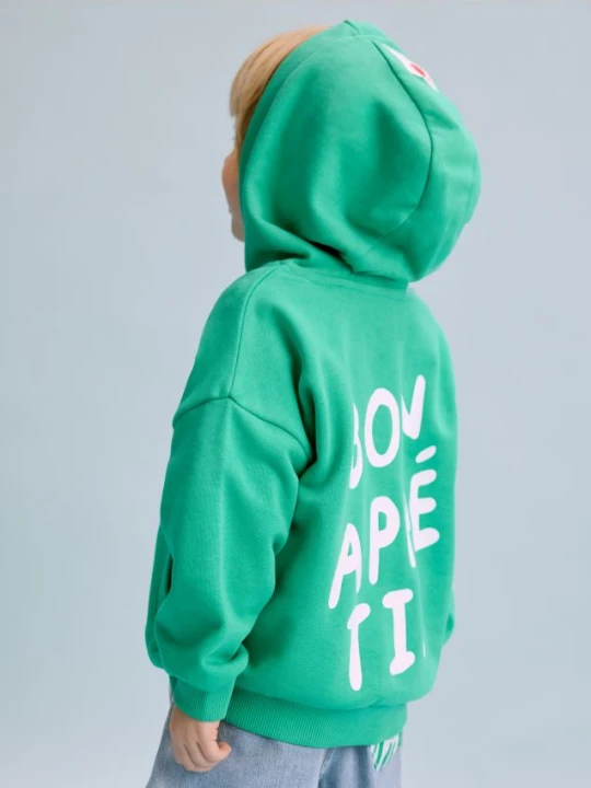 Zdjęcie produktu Reserved - Bluza oversize z kapturem - zielony