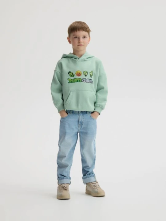 Zdjęcie produktu Reserved - Bluza PLANTS VS ZOMBIES - jasnozielony