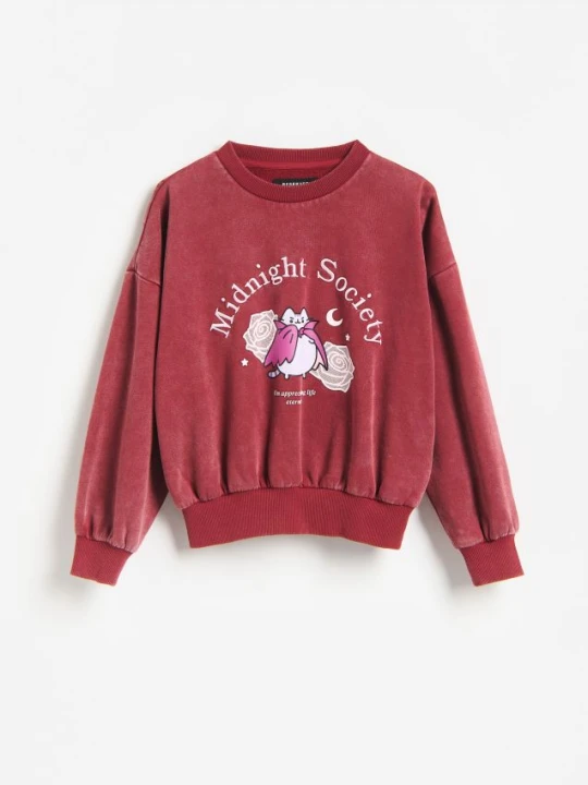 Zdjęcie produktu Reserved - Bluza Pusheen - czerwony