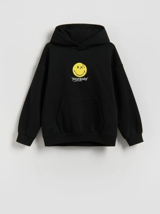 Zdjęcie produktu Reserved - Bluza SmileyWorld® - czarny