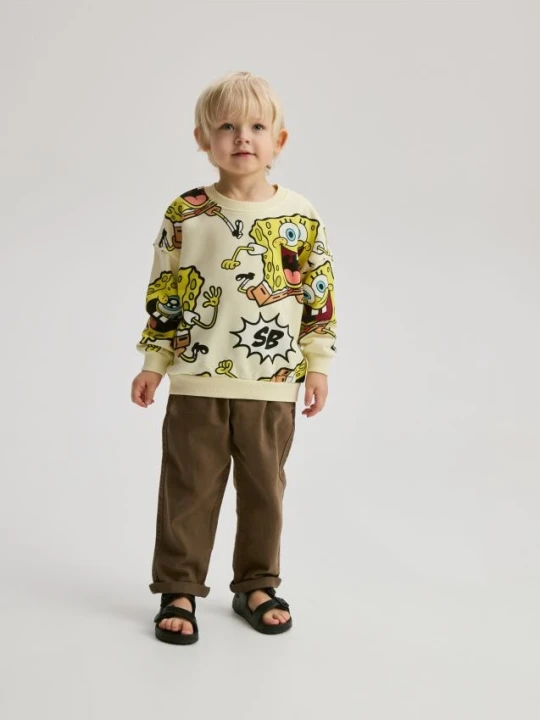 Zdjęcie produktu Reserved - Bluza SpongeBob - jasnożółty