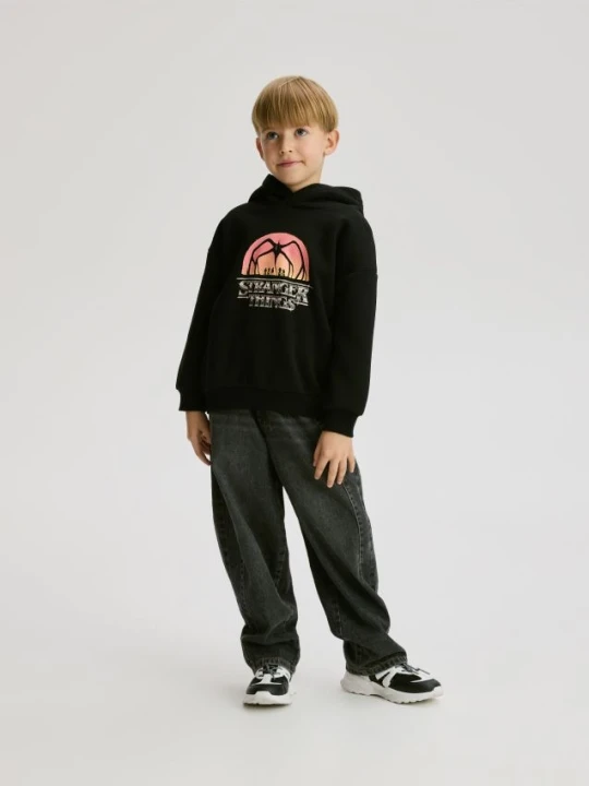 Zdjęcie produktu Reserved - Bluza Stranger Things - czarny