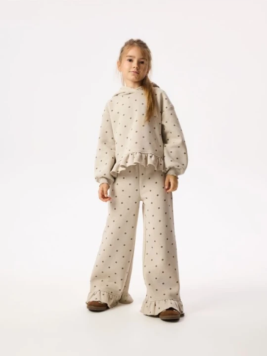 Zdjęcie produktu Reserved - Bluza z falbaną - beżowy