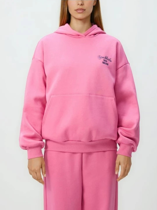 Zdjęcie produktu Reserved - Bluza z haftowanym napisem - różowy