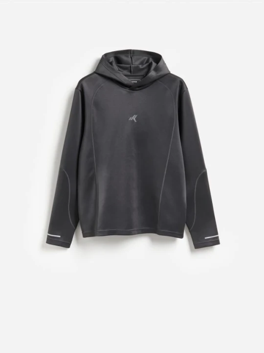 Zdjęcie produktu Reserved - Bluza z kapturem - ciemnoszary
