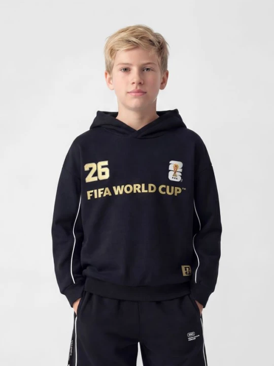 Zdjęcie produktu Reserved - Bluza z kapturem FIFA World Cup - czarny