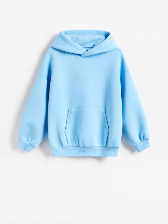 Zdjęcie produktu Reserved - Bluza z kapturem - jasnoniebieski