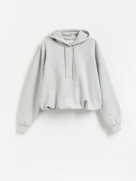 Zdjęcie produktu Reserved - Bluza z kapturem - jasnoszary