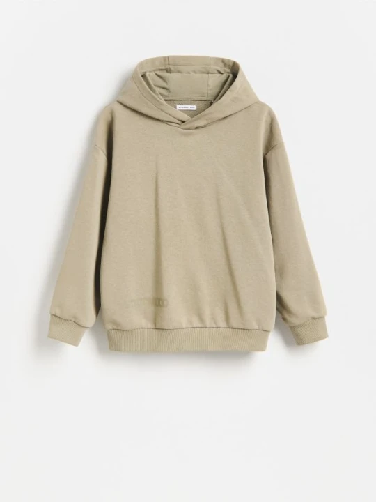 Zdjęcie produktu Reserved - Bluza z kapturem - oliwkowy