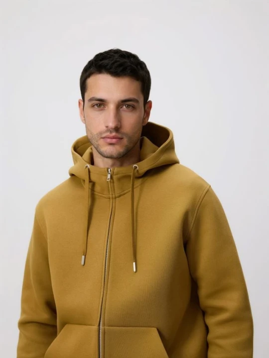 Zdjęcie produktu Reserved - Bluza z kapturem - warm olive