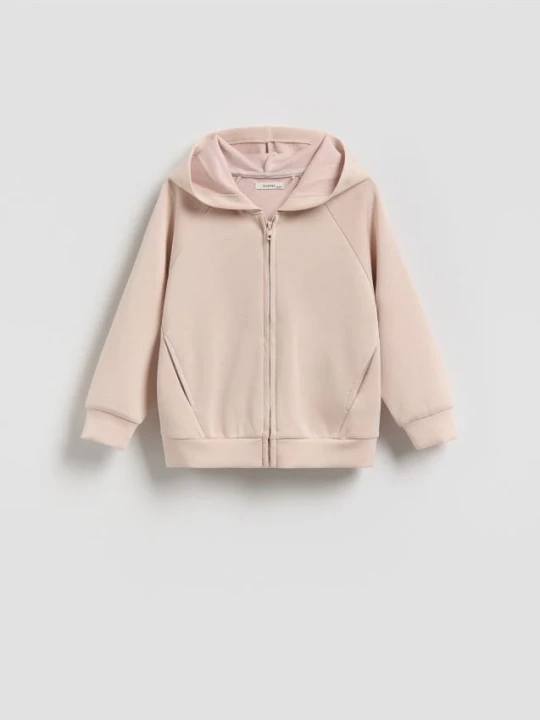 Zdjęcie produktu Reserved - Bluza z kapturem z modalem - brązowy