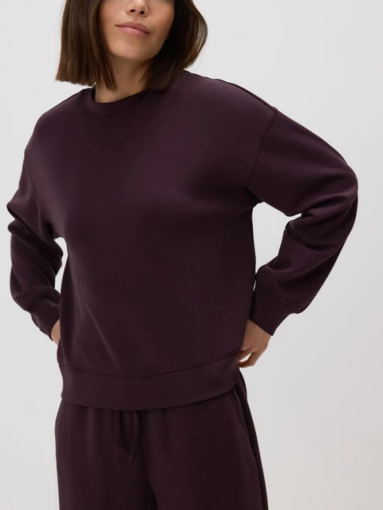 Zdjęcie produktu Reserved - Bluza z modalem - ciemnofioletowy