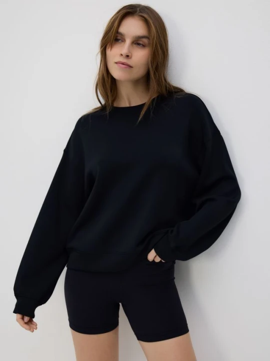 Zdjęcie produktu Reserved - Bluza z modalem - czarny