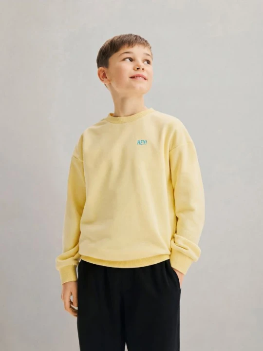 Zdjęcie produktu Reserved - Bluza z nadrukiem - żółty