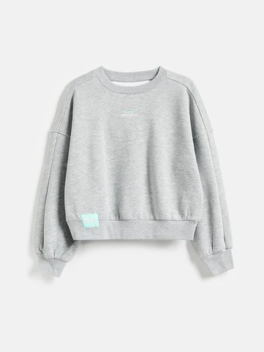 Zdjęcie produktu Reserved - Bluza z napisem na plecach - jasnoszary