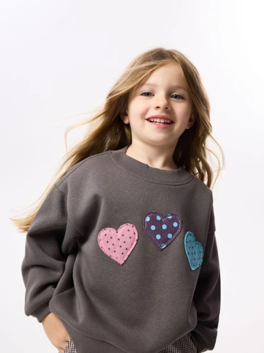 Zdjęcie produktu Reserved - Bluza z naszywkami - ciemnobrązowy