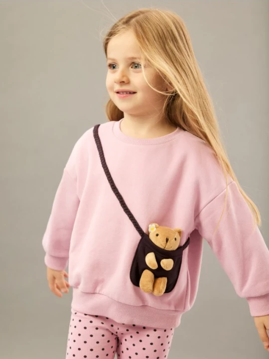 Zdjęcie produktu Reserved - Bluza z pluszakiem - jasnofioletowy