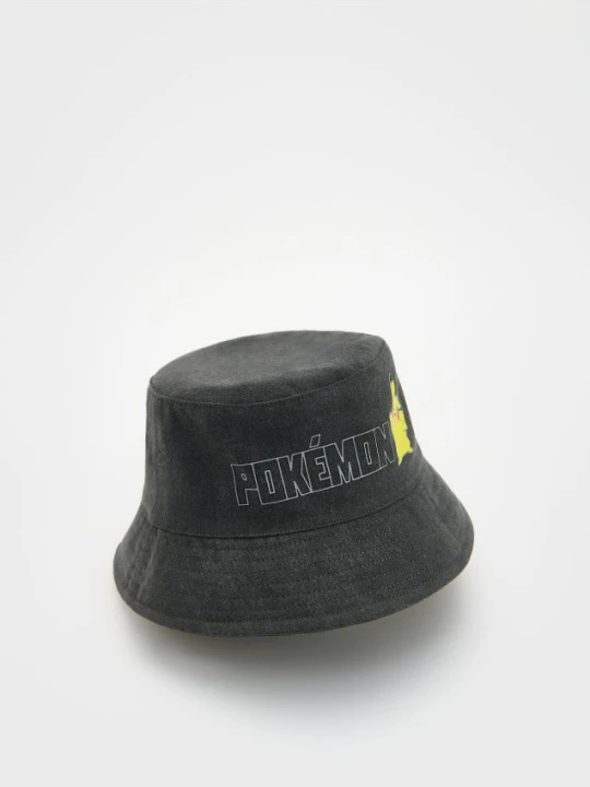 Zdjęcie produktu Reserved - Bucket hat Pokémon - ciemnoszary