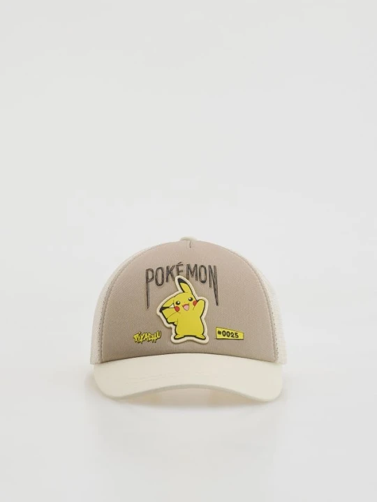 Zdjęcie produktu Reserved - Czapka Pokémon - beżowy