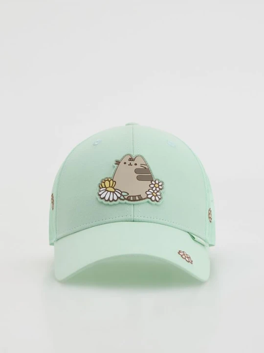Zdjęcie produktu Reserved - Czapka z aplikacją Pusheen - jasnozielony