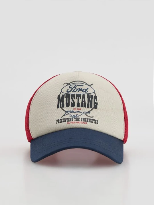 Zdjęcie produktu Reserved - Czapka z daszkiem Ford Mustang - wielobarwny