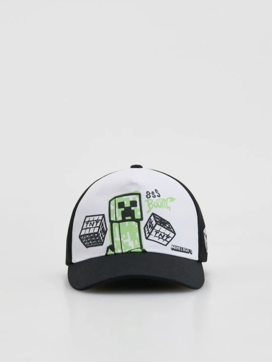 Zdjęcie produktu Reserved - Czapka z daszkiem Minecraft - wielobarwny