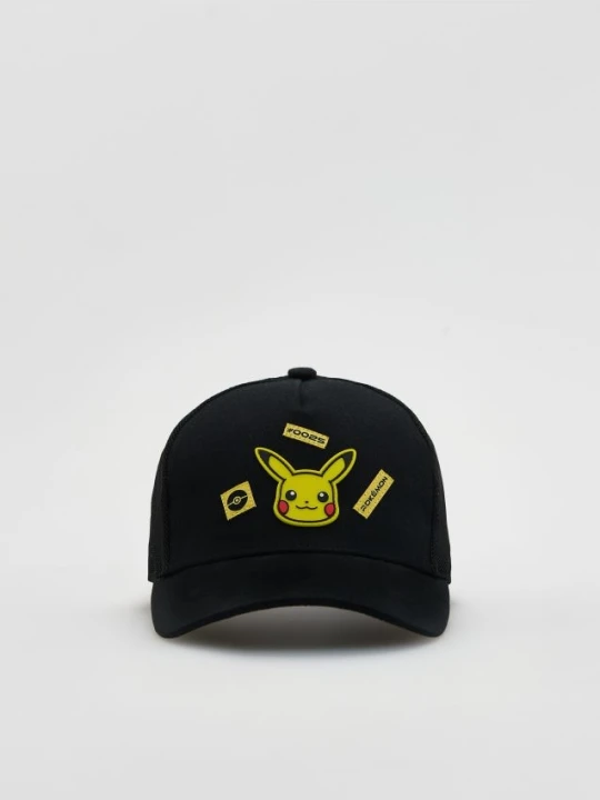 Zdjęcie produktu Reserved - Czapka z daszkiem Pokémon - czarny