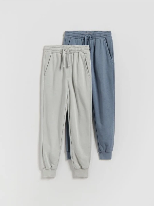 Zdjęcie produktu Reserved - Dresowe joggery 2 pack - jasnoszary
