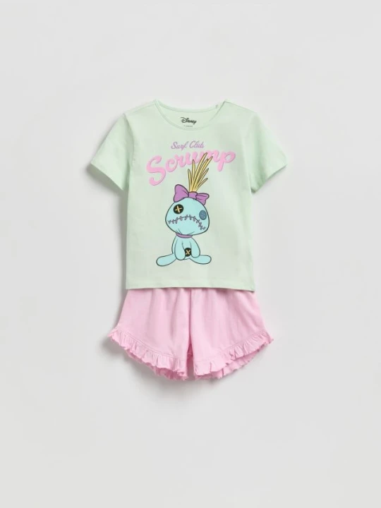 Zdjęcie produktu Reserved - Dwuczęściowa piżama Lilo i Stitch - miętowy