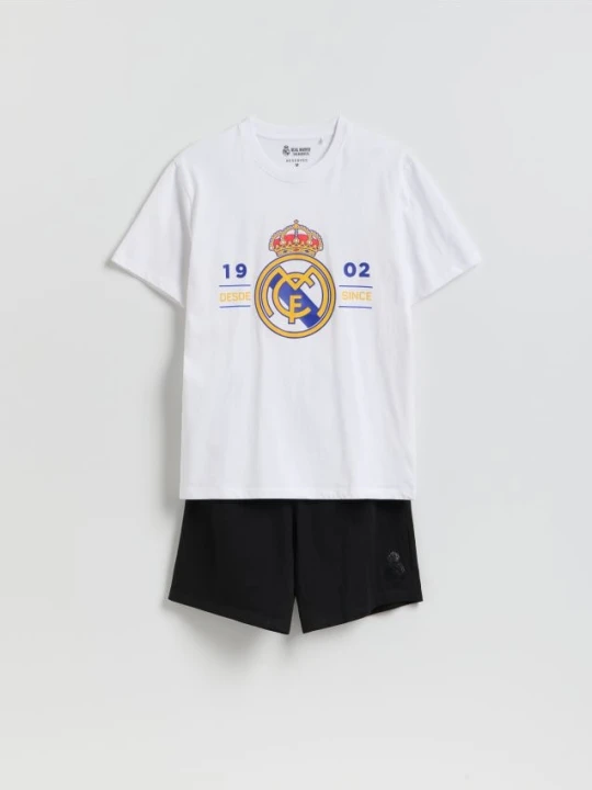 Zdjęcie produktu Reserved - Dwuczęściowa piżama Real Madrid - biały