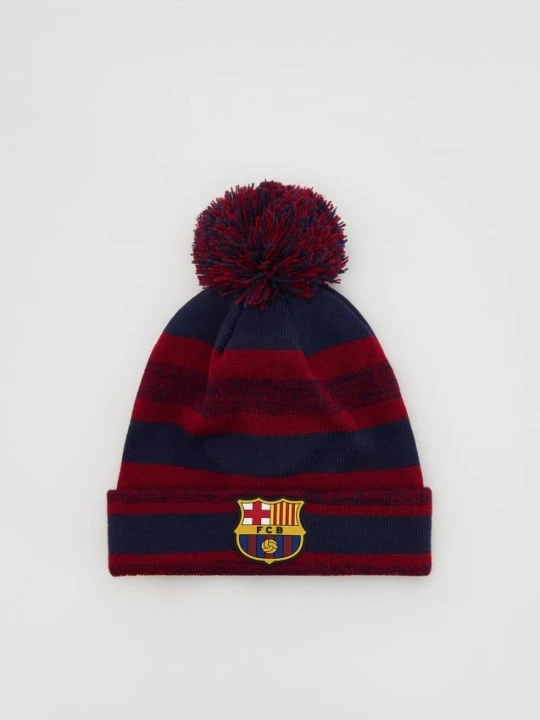 Zdjęcie produktu Reserved - Dzianinowa czapka FC BARCELONA - czerwony