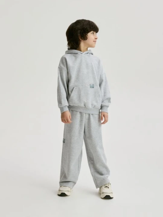 Zdjęcie produktu Reserved - Dzianinowy komplet oversize - jasnoszary