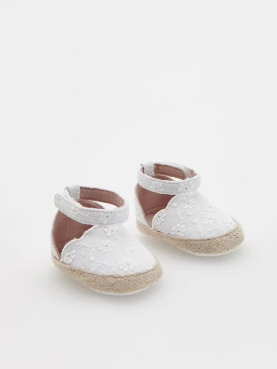 Zdjęcie produktu Reserved - Espadryle z plecionką - złamana biel