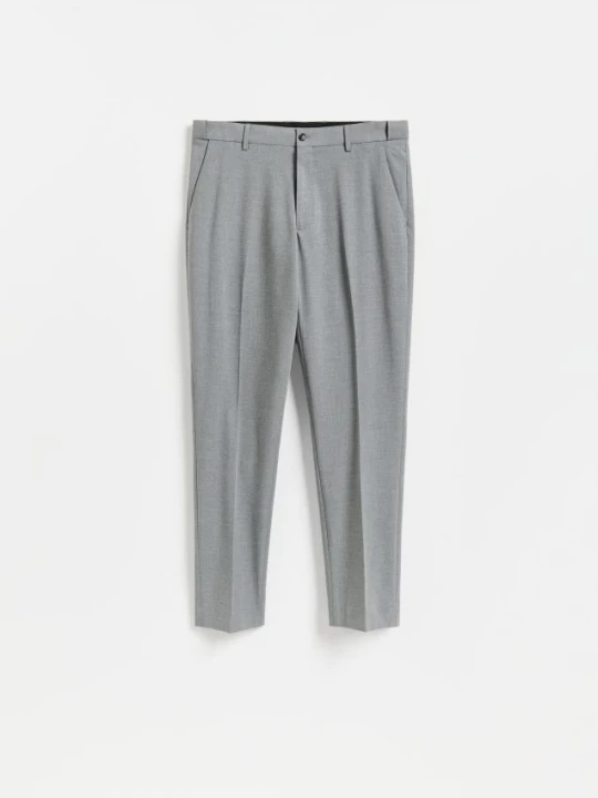 Zdjęcie produktu Reserved - Garniturowe spodnie slim fit - ciemnoszary