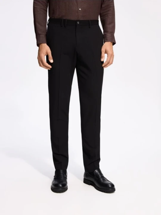 Zdjęcie produktu Reserved - Garniturowe spodnie slim fit - czarny