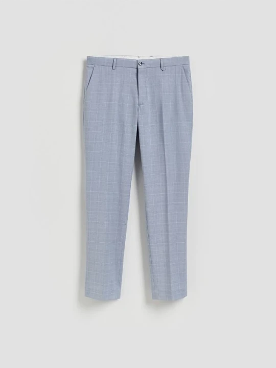 Zdjęcie produktu Reserved - Garniturowe spodnie slim fit - jasnoniebieski